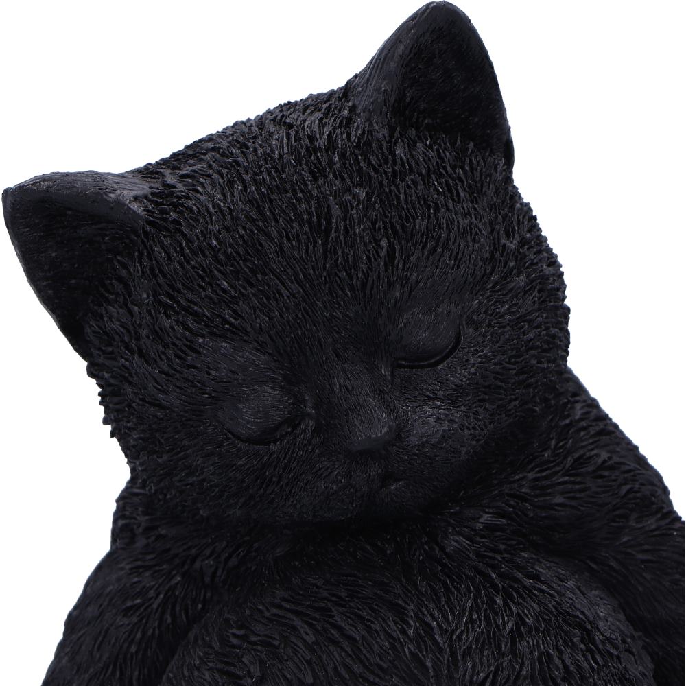 Daydream Sleeping Black Cat Figurine