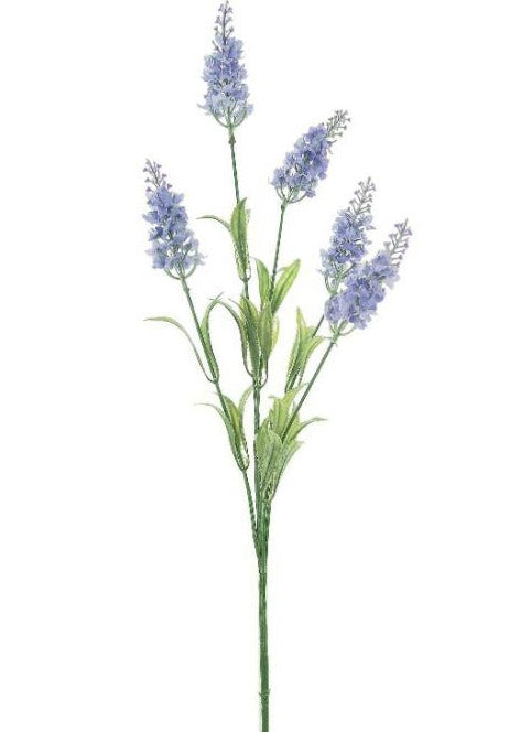 Artificial Silk Lavender Spray