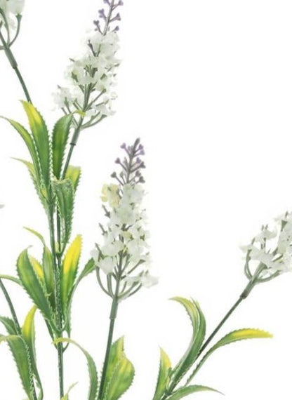 Artificial Silk Lavender Spray