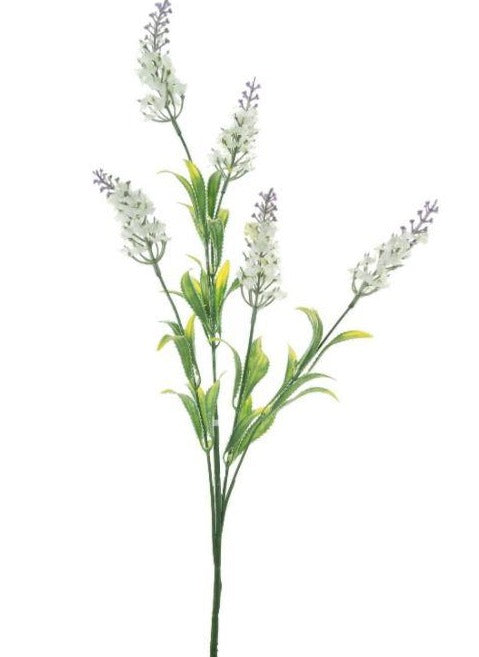 Artificial Silk Lavender Spray