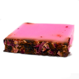 Rose & Rose Petals Soap Slice