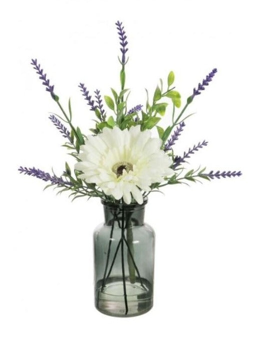 Artificial Single Gerbera in a Vase