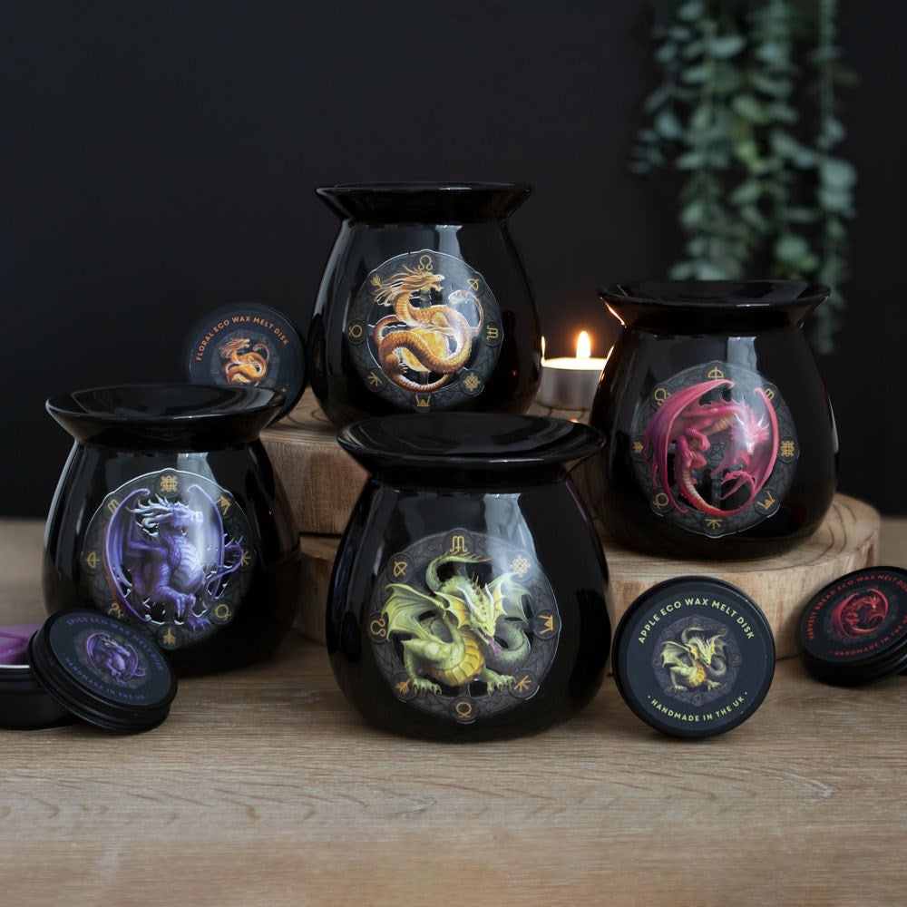 Litha Wax Melt Burner Gift Set by Anne Stokes