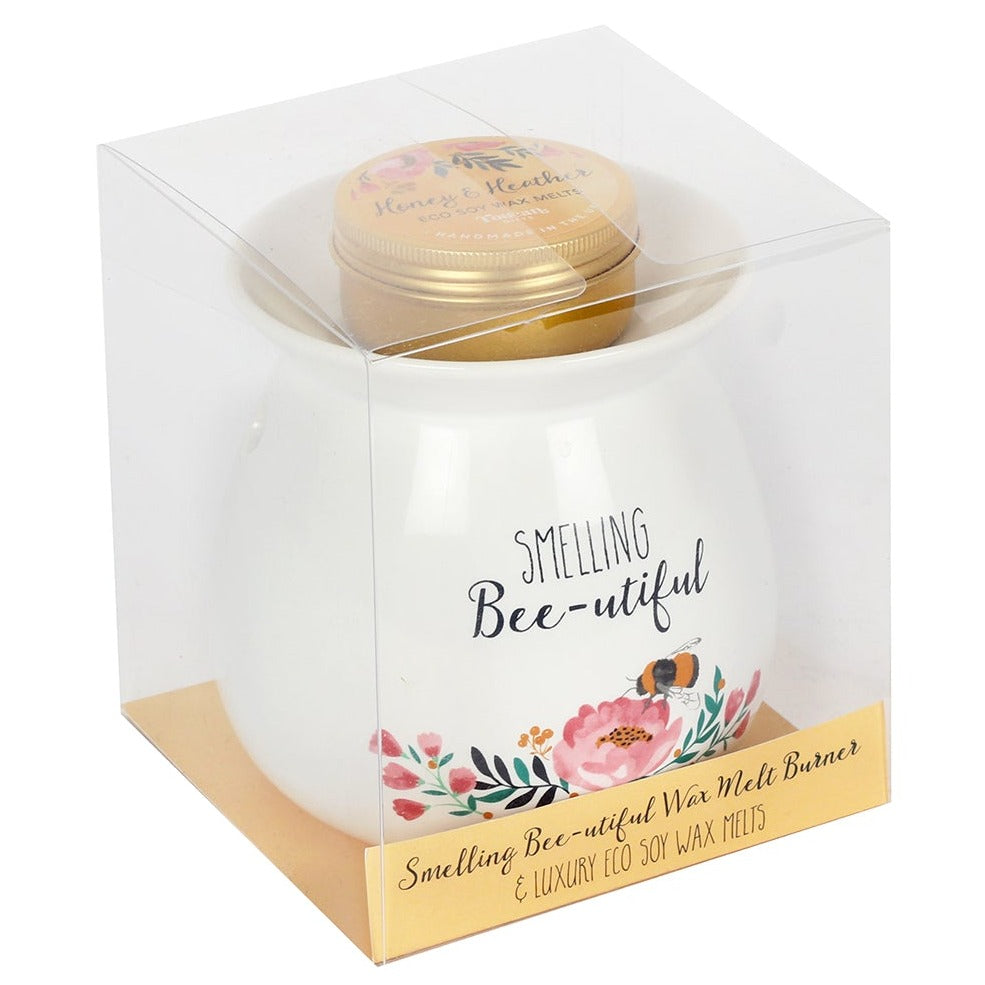 Wax Melt Burner Gift Set Bee-utiful