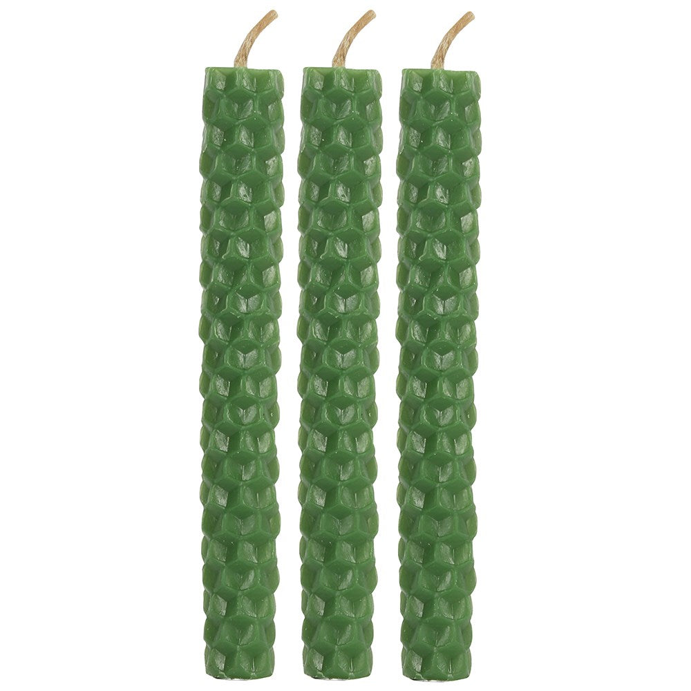 Pack of 6 Beeswax Candles - Choice of Colour