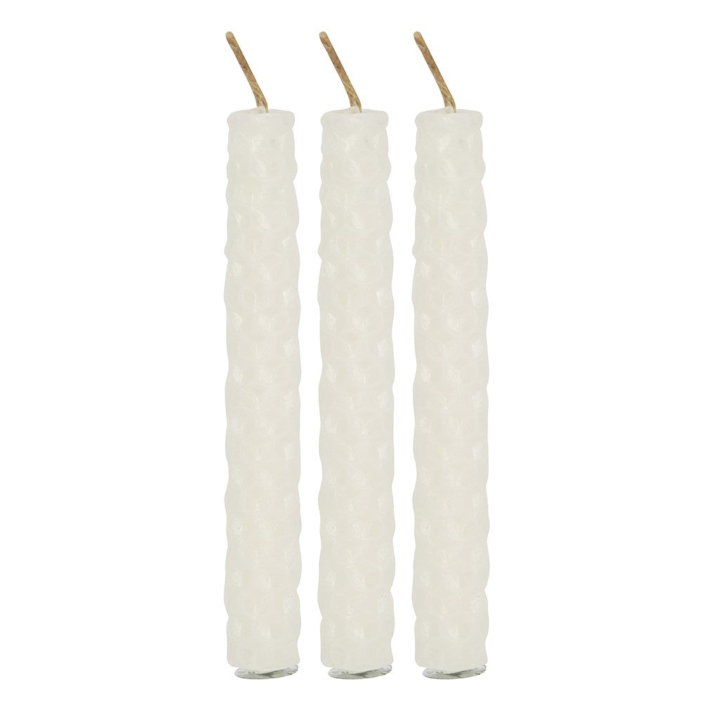 Pack of 6 Beeswax Candles - Choice of Colour