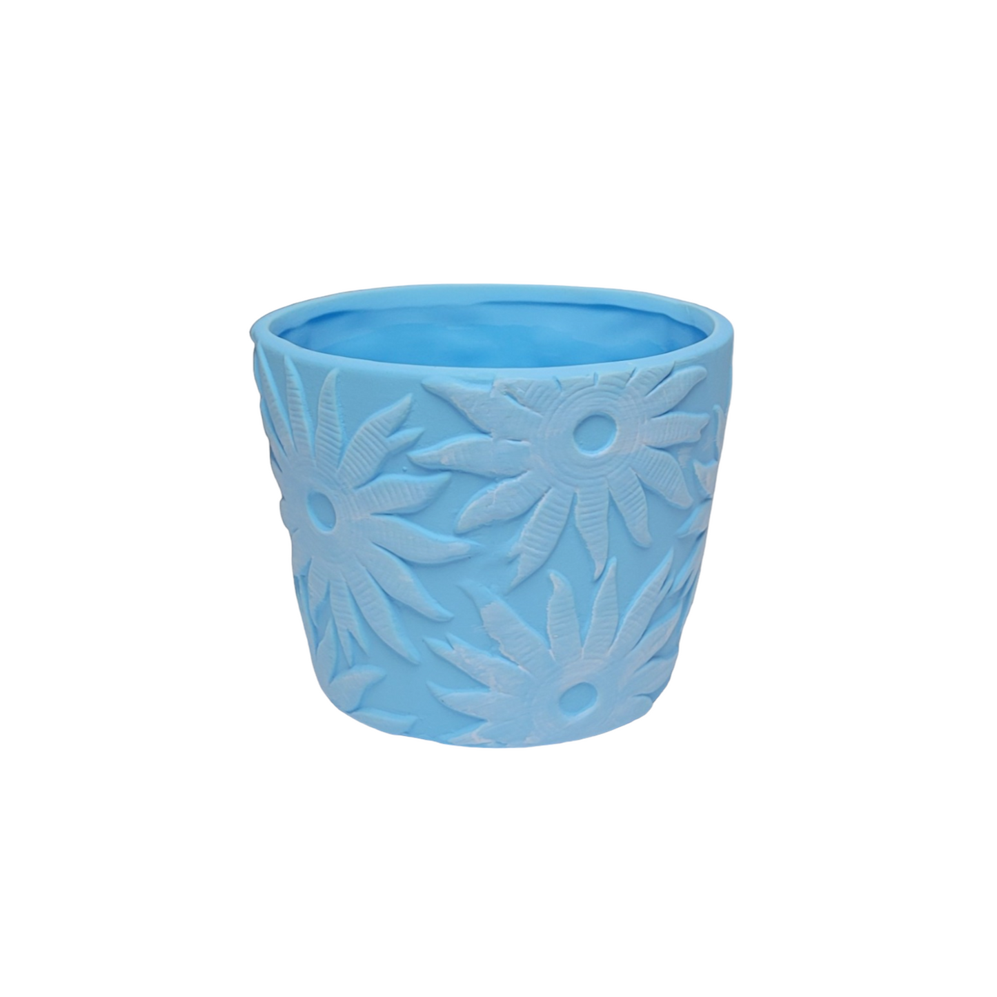 Sunshine Ceramic Indoor Plant Pot - Blue