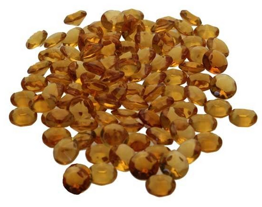 Pack of 100 Amber Diamonds