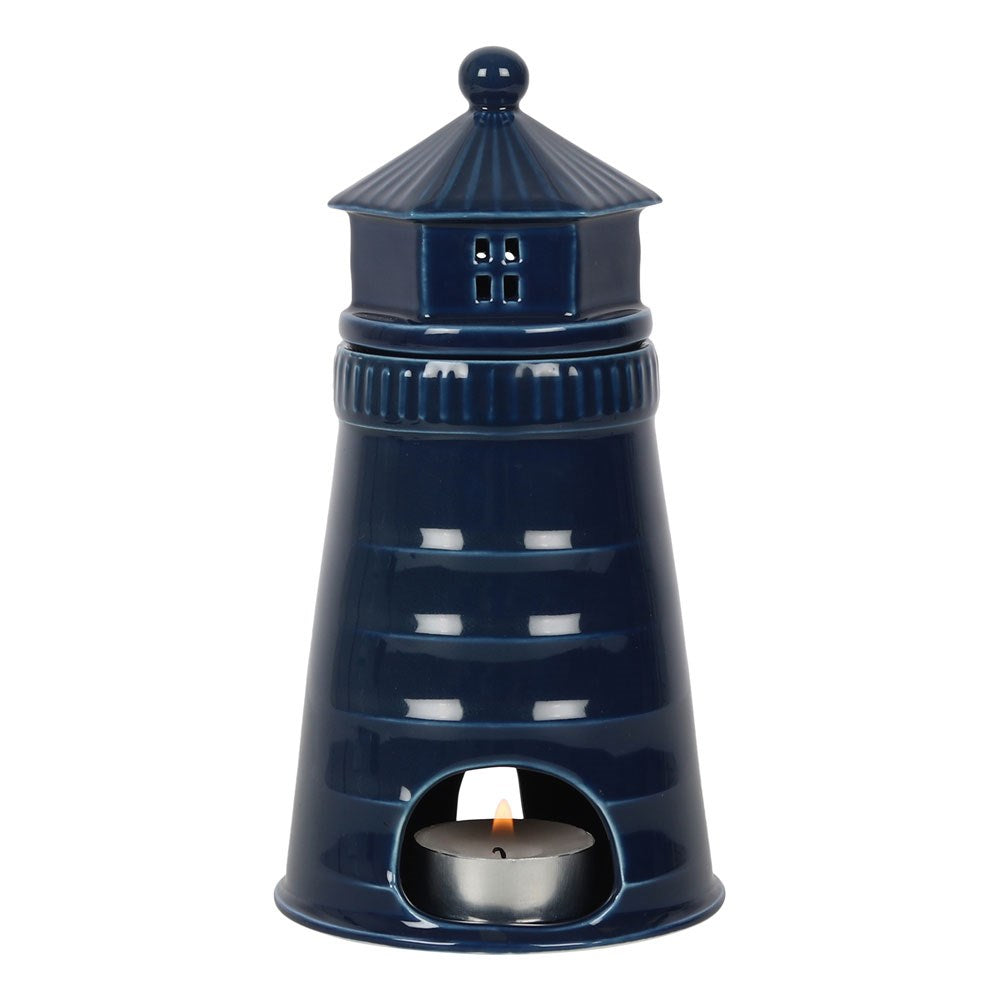 Blue Lighthouse Oil Burner