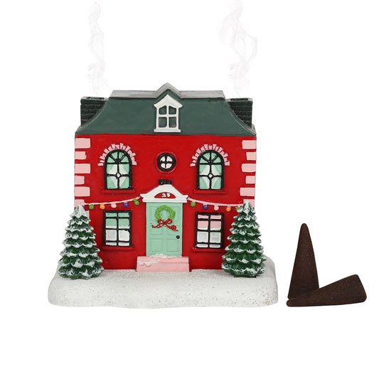 Mini Christmas House Incense Cone Burner