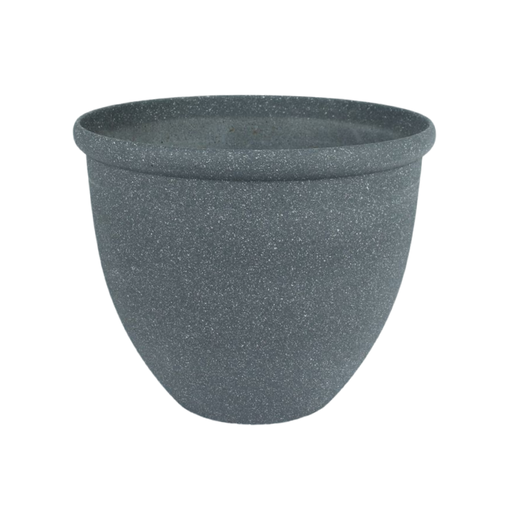 Plastic Stone Effect Planter - 30 CM