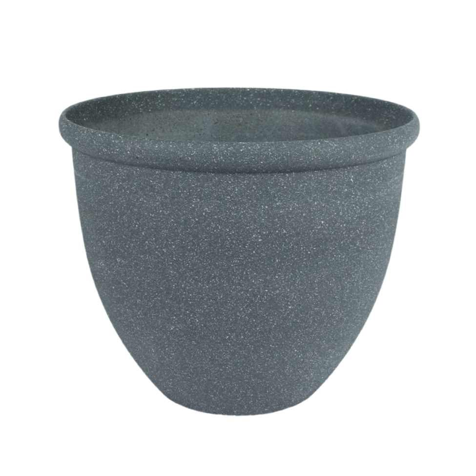 Plastic Stone Effect Planter - 35 CM