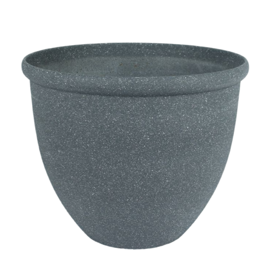 Plastic Stone Effect Planter - 40 CM