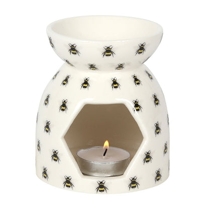 Bee Print Ceramic Wax Warmer