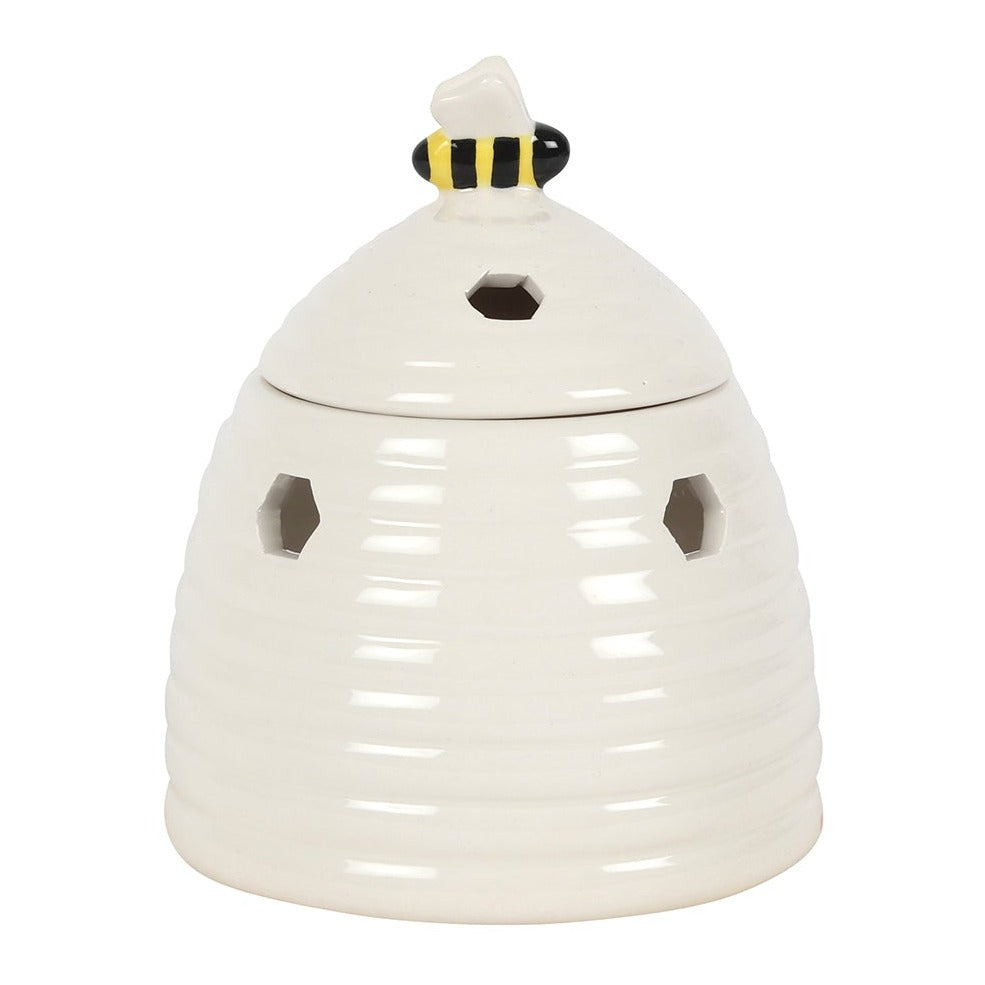 Beehive Ceramic Oil Burner White