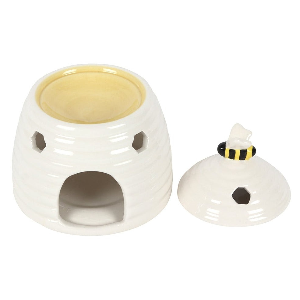 Beehive Ceramic Oil Burner White