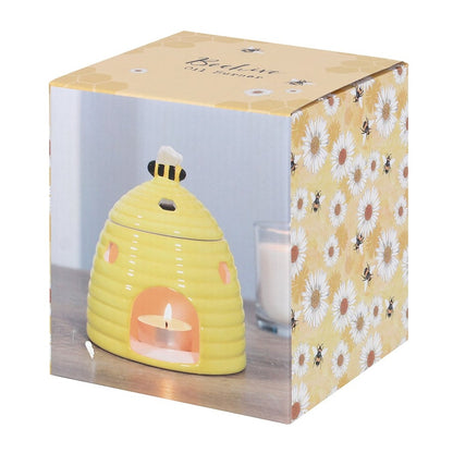 Beehive Ceramic Oil Burner Yellow