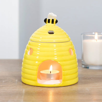 Beehive Ceramic Oil Burner Yellow