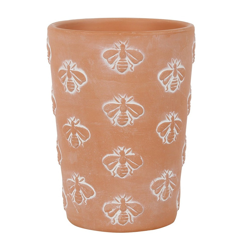 Terracotta Busy Bee Plant Pot