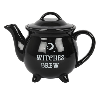 Witches Brew Ceramic Cauldron Tea Set