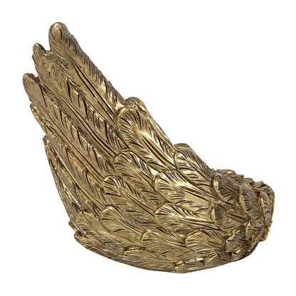 Gold Single Angel Wing Tealight Holder