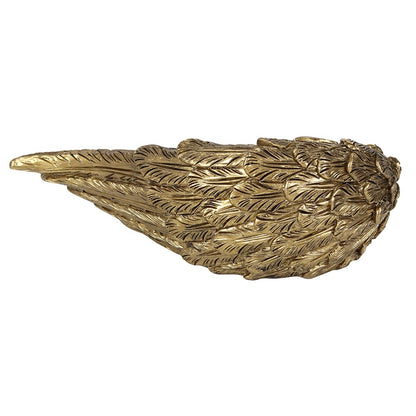 Gold Single Angel Wing Tealight Holder