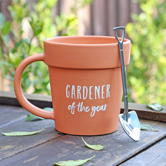 Gardener of the Year Pot Mug and Spoon