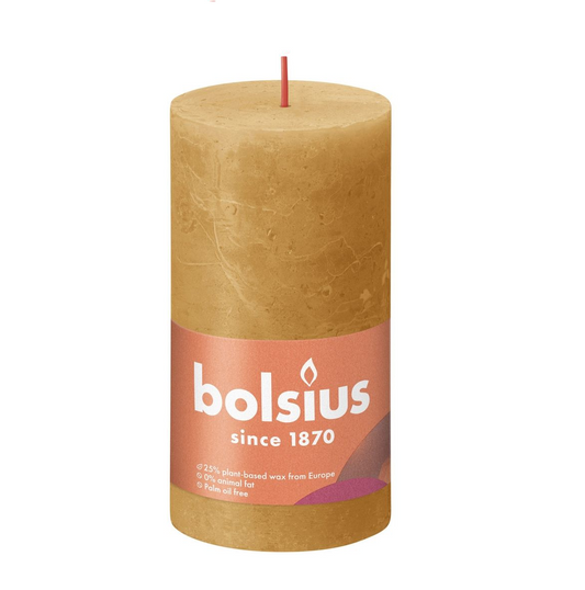 Bolsius Rustic Honeycomb Pillar Candle Unscented