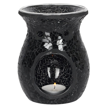 Black Crackle Oil Burner