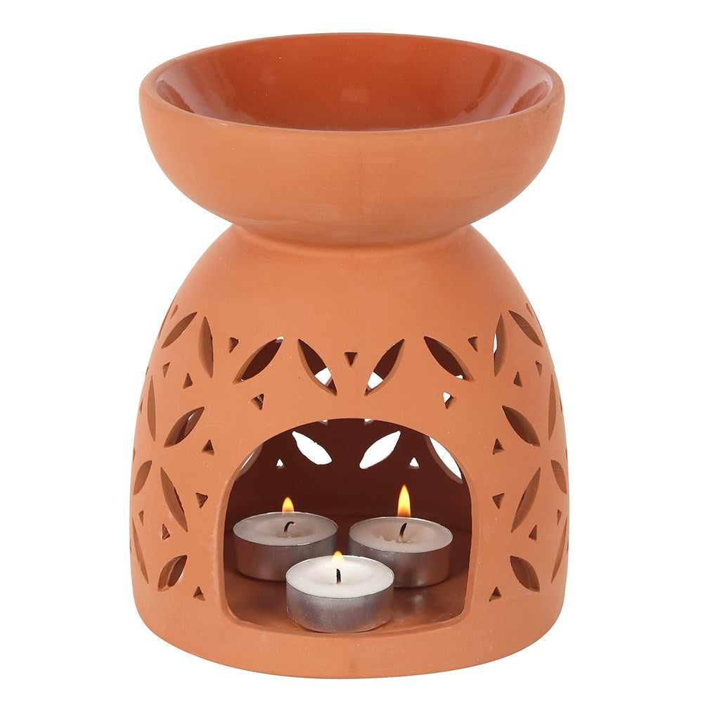 Large Terracotta Oil Burner