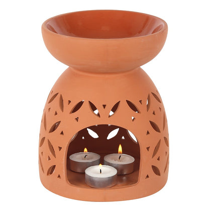 Large Terracotta Oil Burner