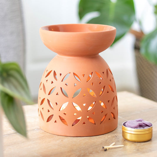 Large Terracotta Oil Burner