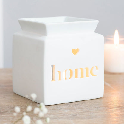 White Ceramic Home Oil Burner