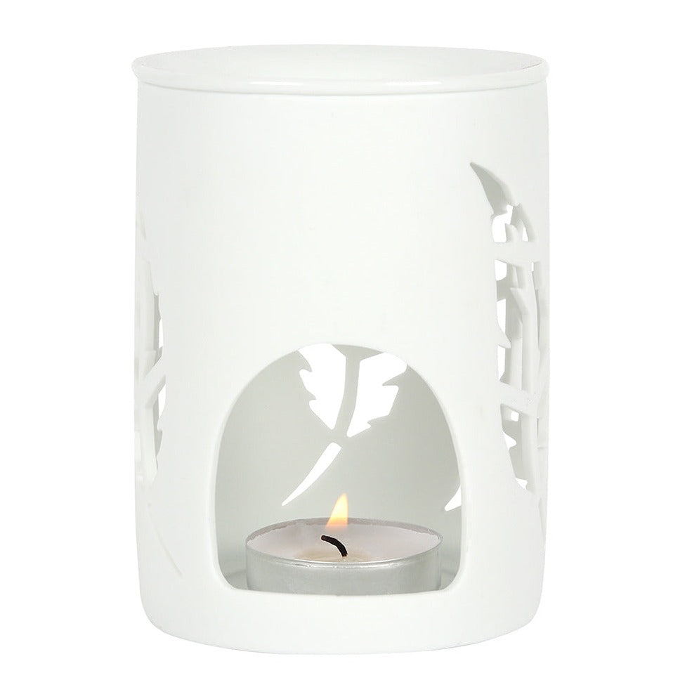 Cut Out Feather Oil Burner