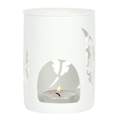 Cut Out Feather Oil Burner