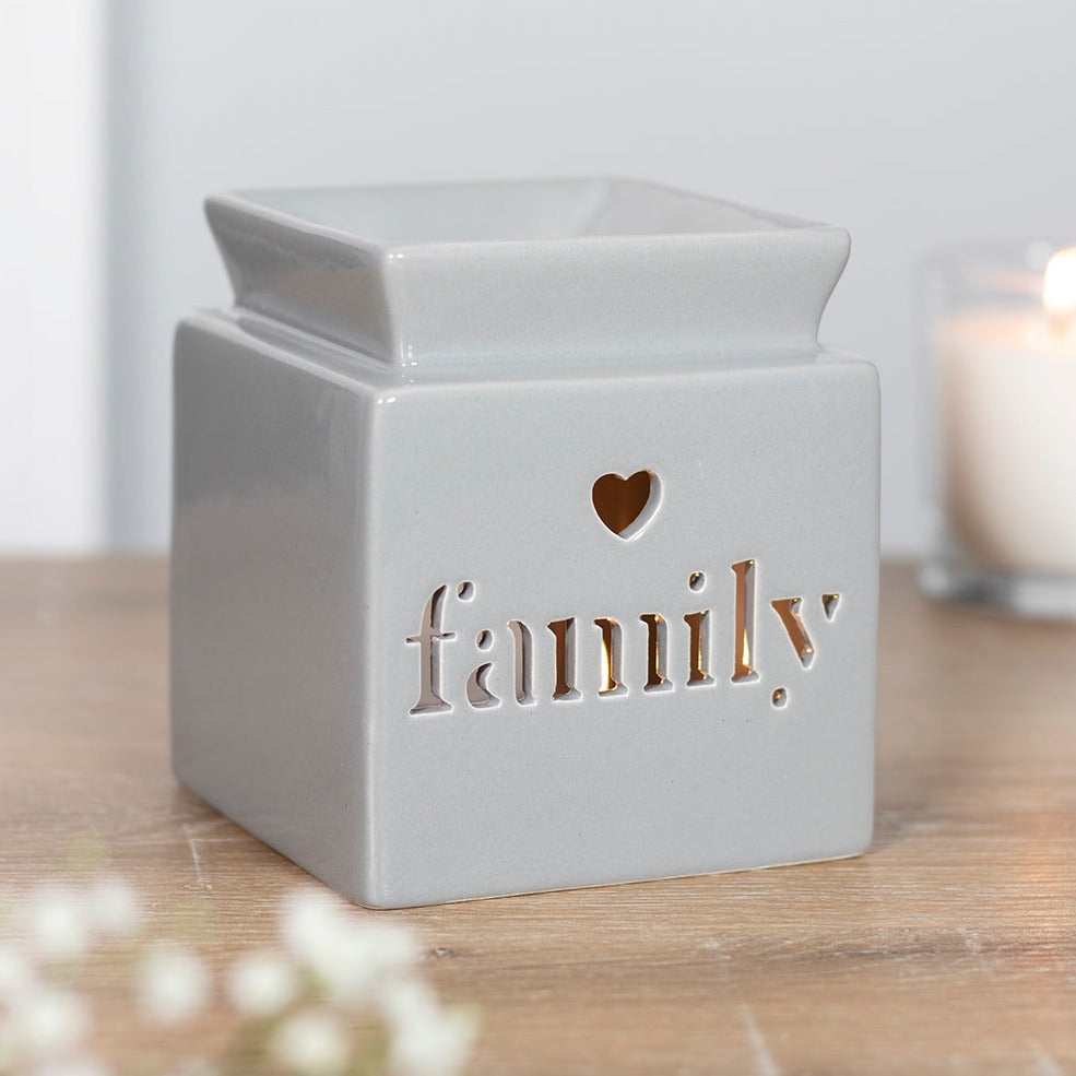 Grey Ceramic Family Oil Burner