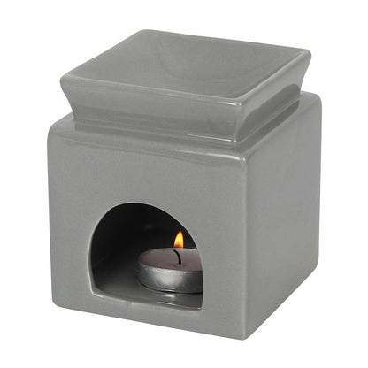 Grey Ceramic Love Oil Burner