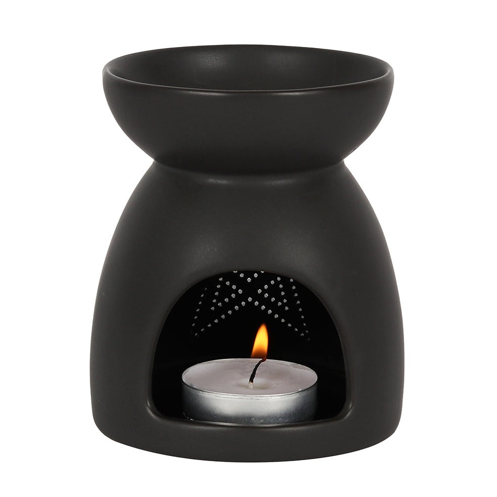 Ceramic Pentagram Cut Out Oil Burner