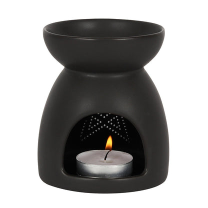 Ceramic Pentagram Cut Out Oil Burner