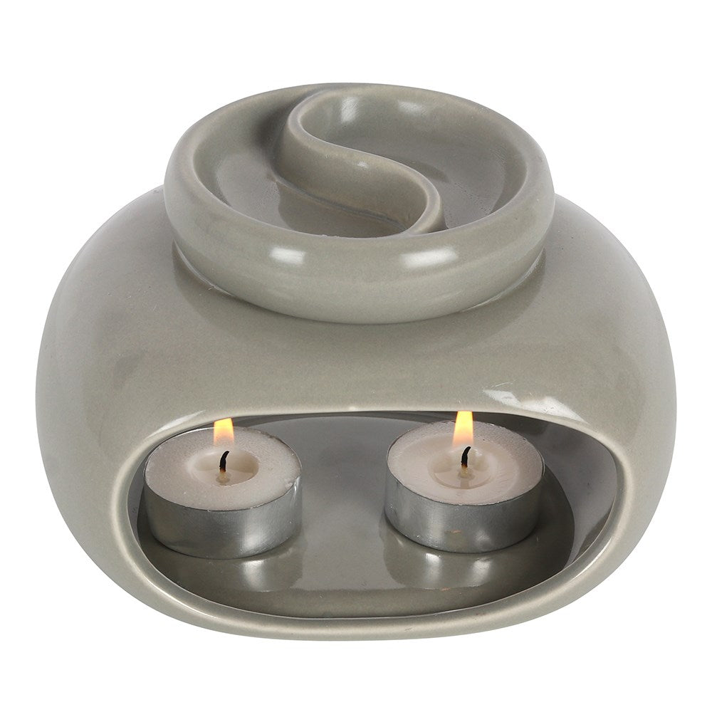 Ceramic Grey Duo Oil Burner