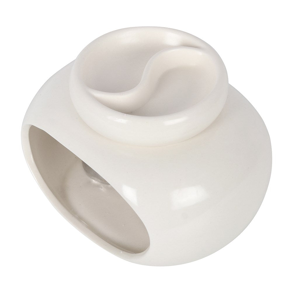 Ceramic Off White Duo Oil Burner