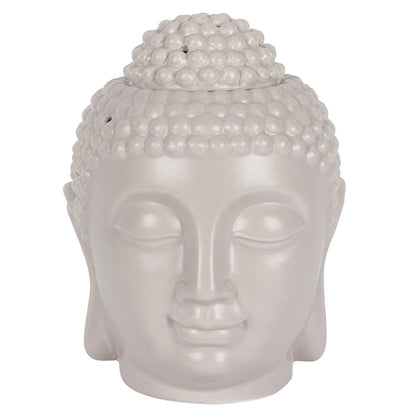 Grey Buddha Head Oil Burner