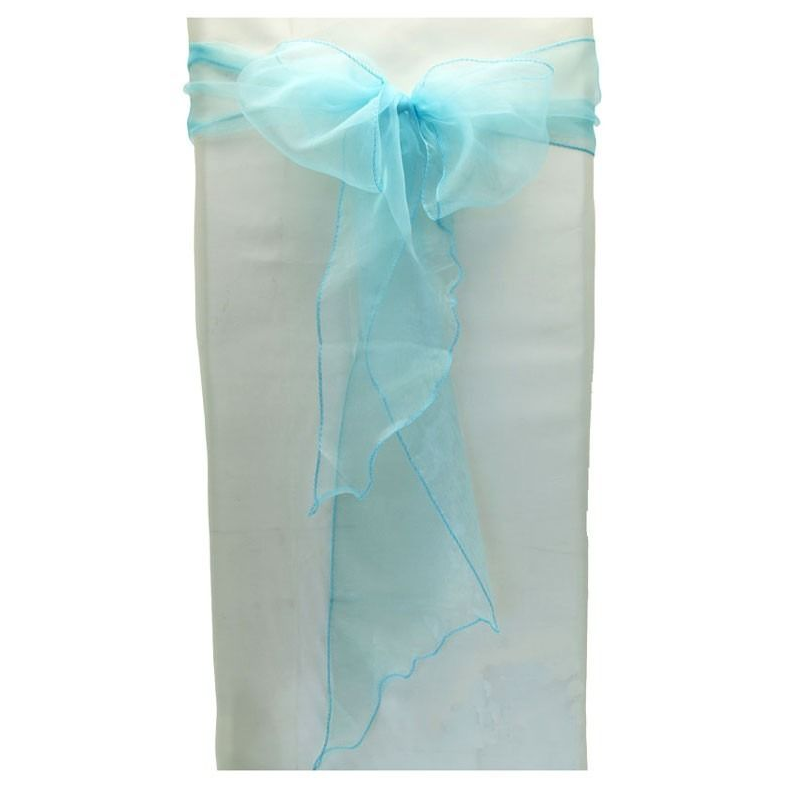 Turquoise Chair Sash Pack of 5