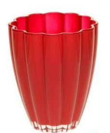 Bloom Glass Vase Red