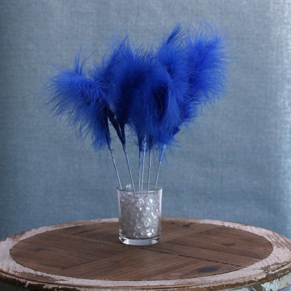 Fluff Feathers Royal Blue (6 Pack)