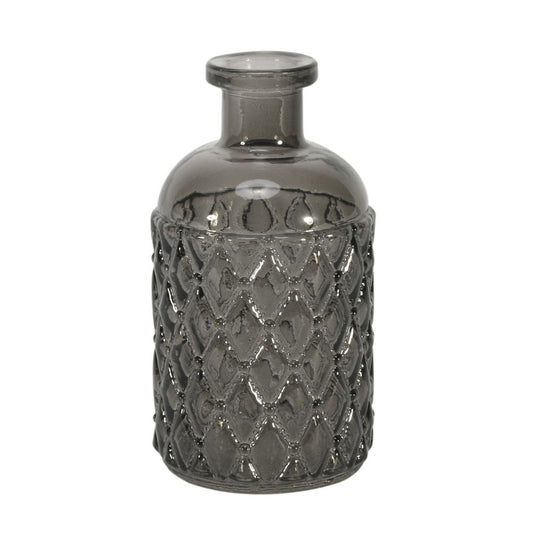 Grey Glass Display Bottle