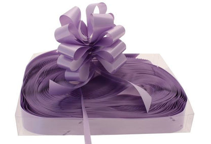 Pack of 30 Lavender Pull Bow Ribbon 31mm