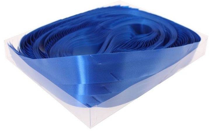 Pack of 30 Royal Blue Pull Bow Ribbon 31mm