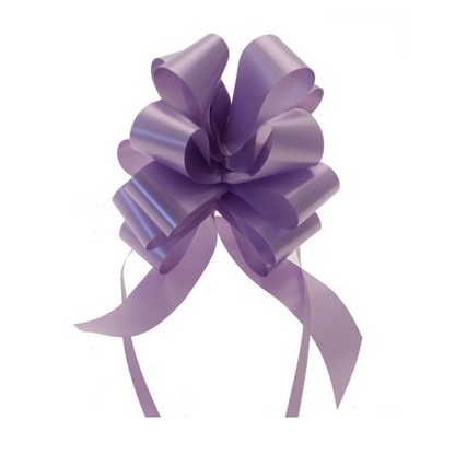 Pack of 30 Lavender Pull Bow Ribbon 31mm