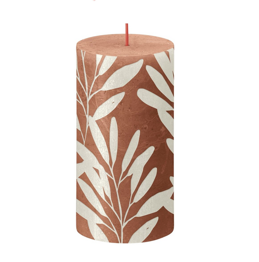 Bolsius Rustic Pink Sage Silhouette Candle Unscented